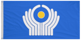 Commonwealth of Independent States CIS Flag with Eyelets