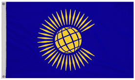 Commonwealth of Nations Flag with Eyelets