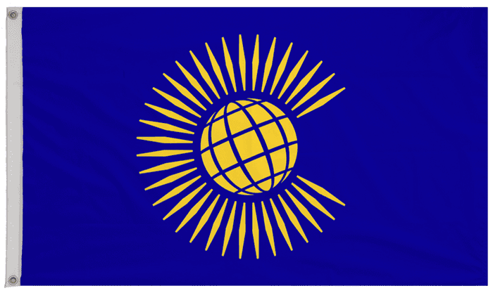 Commonwealth of Nations Flag with Eyelets