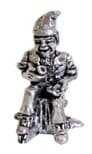 Cornish Piskey Pixie Party Solid Pewter Ornament Set - Hand Made In Cornwall
