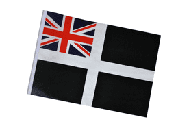 Cornwall County Ensign Small Craft Flag