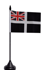 Cornwall Ensign Table Flag