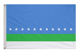 Costa Rica Capital City San José Flag with Eyelets