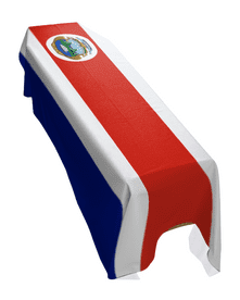 COSTA RICA STATE FLAG PREMIUM COFFIN DRAPE (MADE TO ORDER)