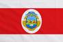 Costa Rica State Flag with Eyelets