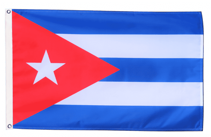 Cuba Flag with Eyelets