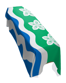 CUMBERLAND COUNTY FLAG PREMIUM COFFIN DRAPE (MADE TO ORDER)