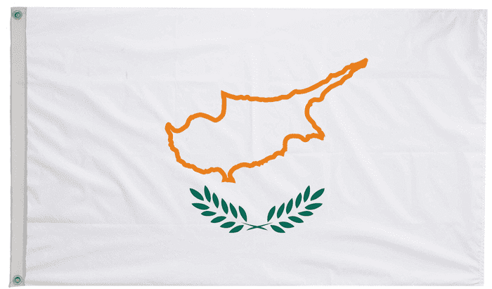 Cyprus 1960 Flag with Eyelets