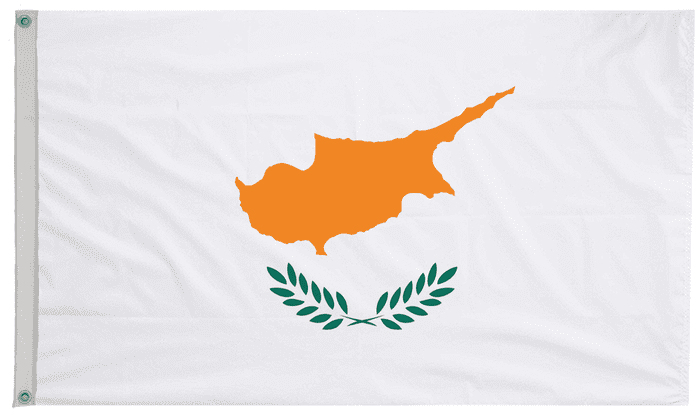 Cyprus 1960 to 2006 Flag with Eyelets