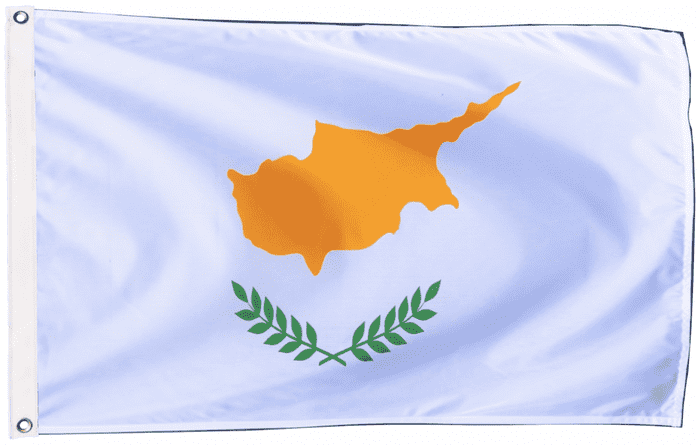 Cyprus Flag with Eyelets