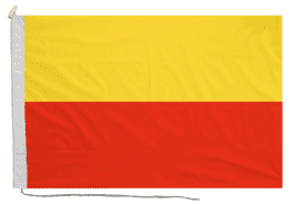 Czech Republic Capital City Prague Flag with Rope & Toggle