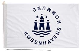 Denmark Capital City Copenhagen Flag with Rope & Toggle