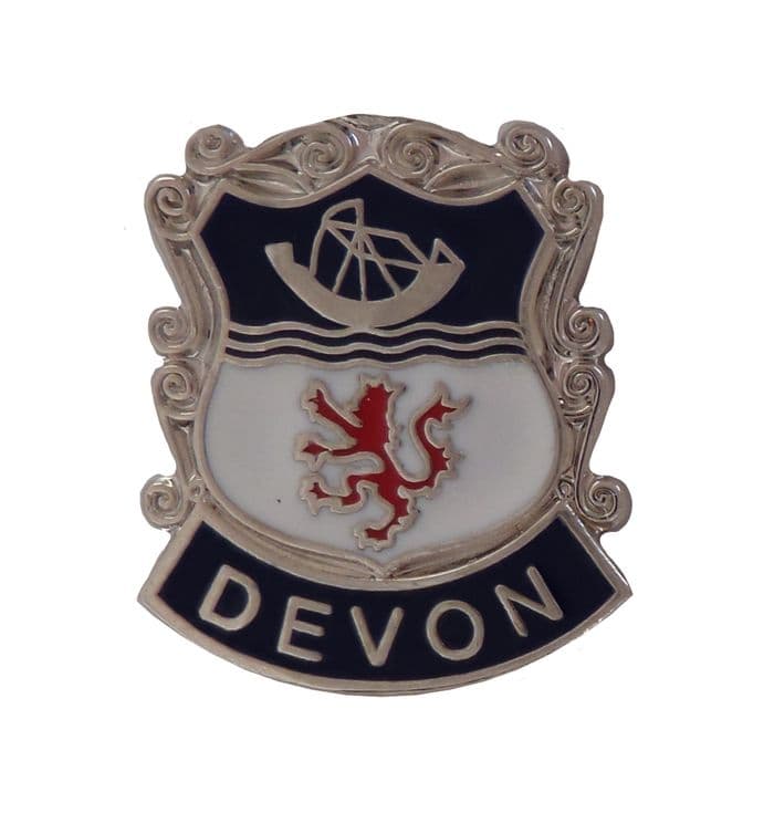 Devon County Civil Flag Pin Badge