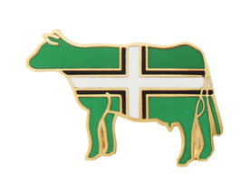 Devon Cow Pin Badge