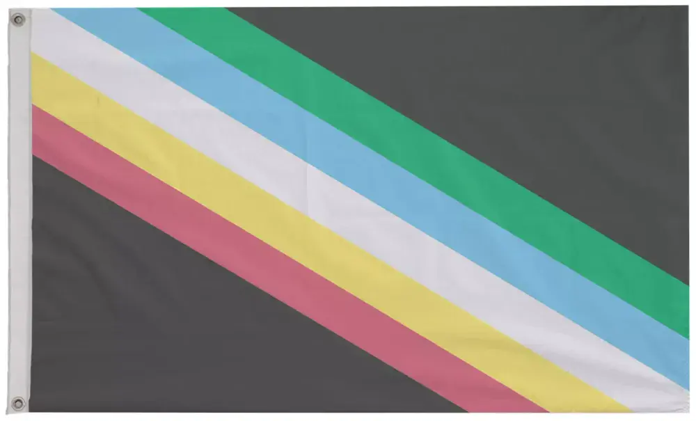 Disability Pride Polyester 5 x3 Flag