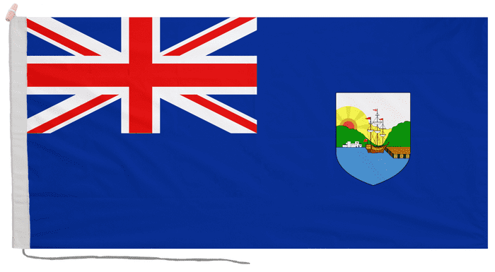 Dominica 1955 to 1965 Flag with Rope & Toggle
