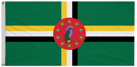 Dominica 1978 to 1981 Flag with Eyelets