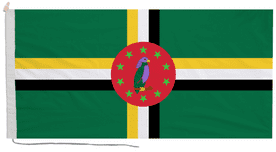 Dominica 1978 to 1981 Flag with Rope & Toggle