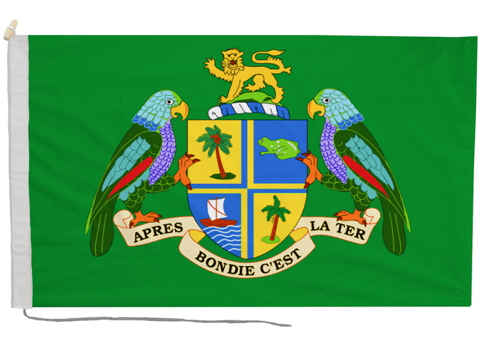 Dominica Presidential Flag with Rope & Toggle