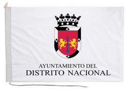 Dominican Republic Capital City Santo Domingo Flag with Rope & Toggle