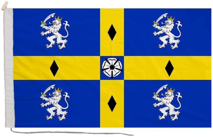 Durham Civil Flag with Rope & Toggle