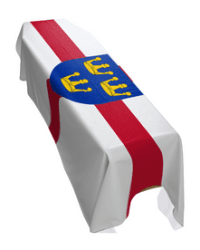 EAST ANGLIA KINGDOM FLAG PREMIUM COFFIN DRAPE (MADE TO ORDER)
