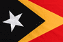 East Timor (Timor-Leste) Flag with Rope & Toggle