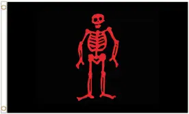 Edward Ned Low Pirate Polyester 5'x3' Flag - WIGIG