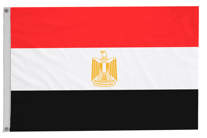 Egypt Flag with Eyelets