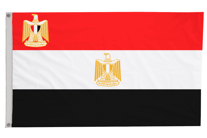 Egypt Presidential Flag with Eyelets