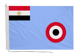 Egyptian Air Force Flag with Rope & Toggle