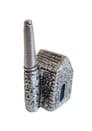 Engine House Tin Mine Small Solid Pewter Ornament - Hand Made in Cornwall
