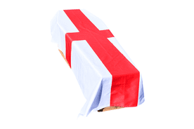 ENGLAND FLAG PREMIUM COFFIN DRAPE