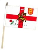 ENGLAND LARGE HAND WAVING FLAGS
