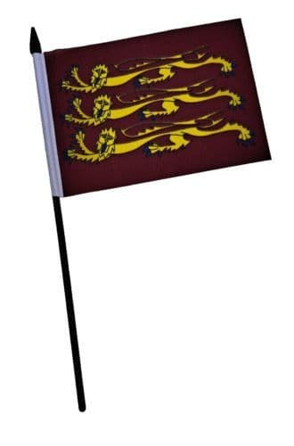England Richard I The Lionheart Small Hand Waving Flag