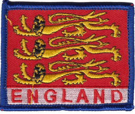 England Richard the Lionheart Square Embroidered Patch (a450)