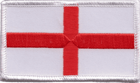 England St George Large Rectangular Embroidered Patch (a157)