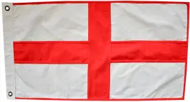 England St George's Cross 76cm x 43cm Fully Sewn Small Cotton Flag - 2 Eyelets