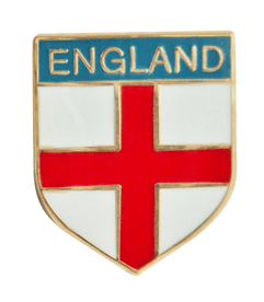 England St George Shield Pin Badge