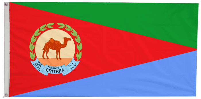 Eritrea Presidential Flag with Eyelets