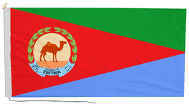 Eritrea Presidential Flag with Rope & Toggle