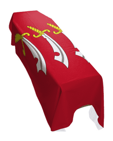 ESSEX COUNTY FLAG PREMIUM COFFIN DRAPE (MADE TO ORDER)