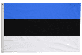 Estonia Flag with Eyelets