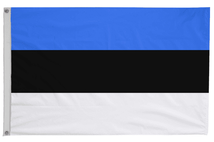 Estonia Flag with Eyelets