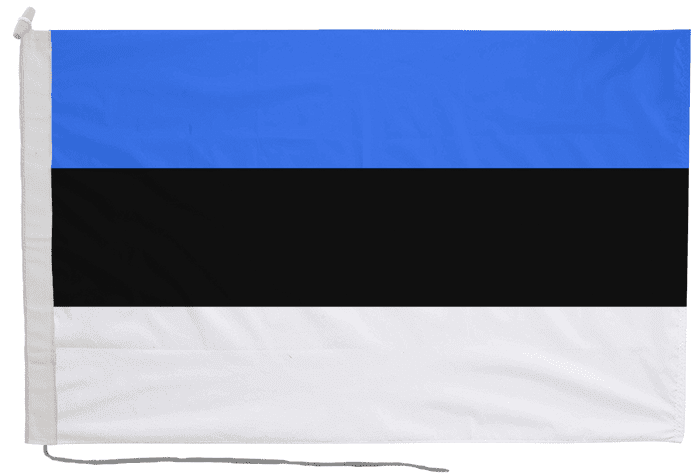 Estonia Flag with Rope & Toggle