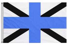 Estonia Naval Jack Flag with Eyelets