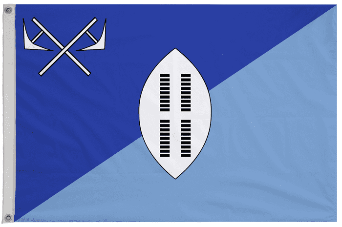 Eswatini 1890 to 1894 Flag with Eyelets