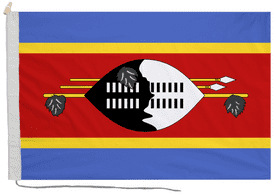 Eswatini Flag with Rope & Toggle