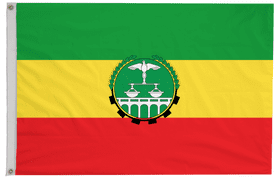Ethiopia 1992 Transitional Flag with Eyelets