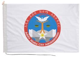 Ethiopia Capital City Addis Ababa Flag with Rope & Toggle